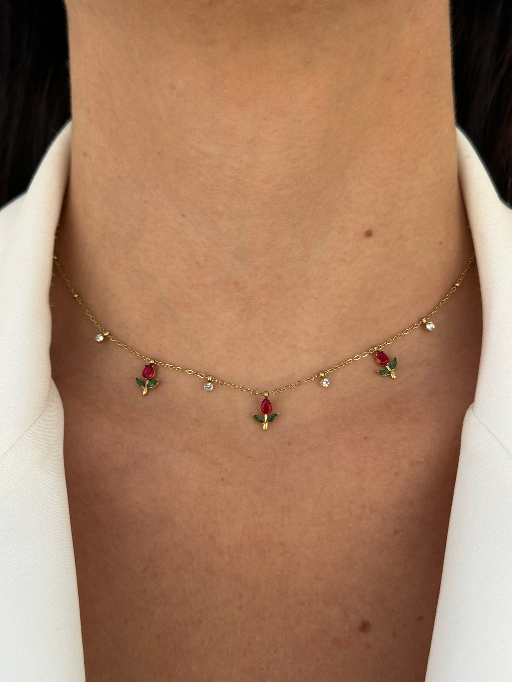 COLLANA CORALINE CHERRY