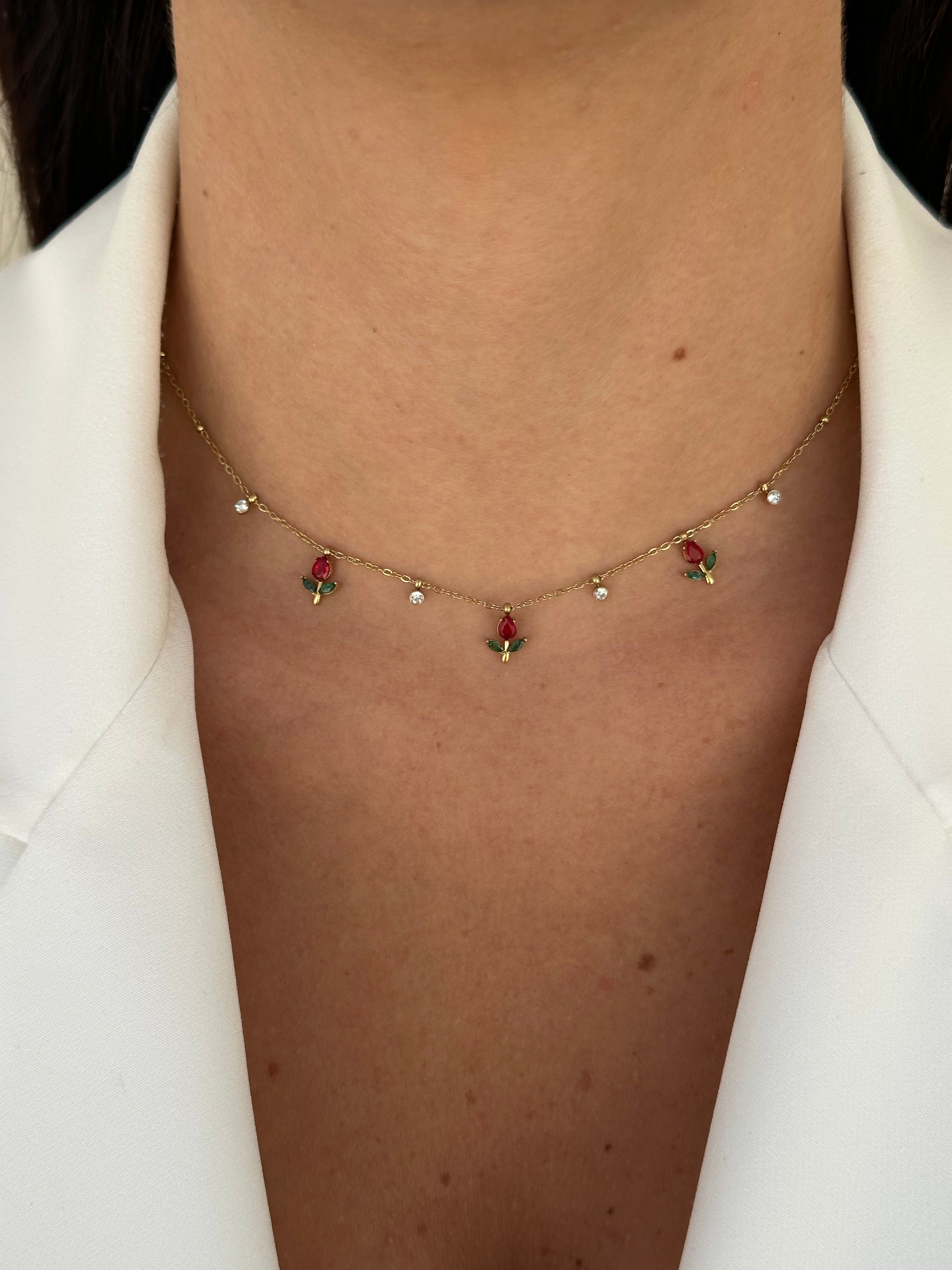 COLLANA CORALINE CHERRY