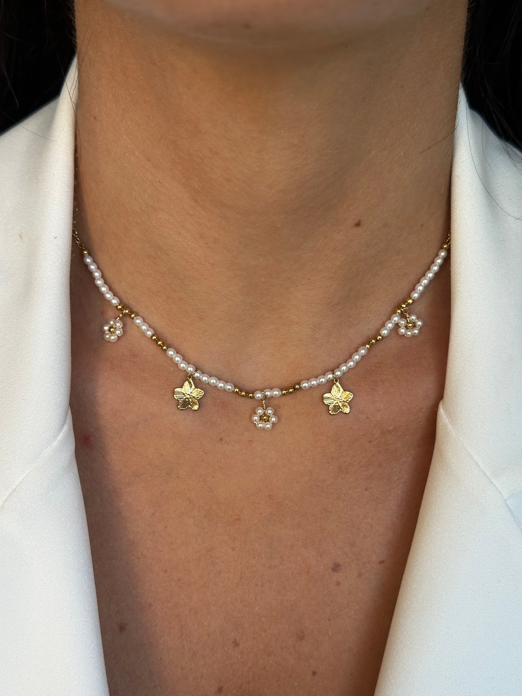 COLLANA SICILY WHITE