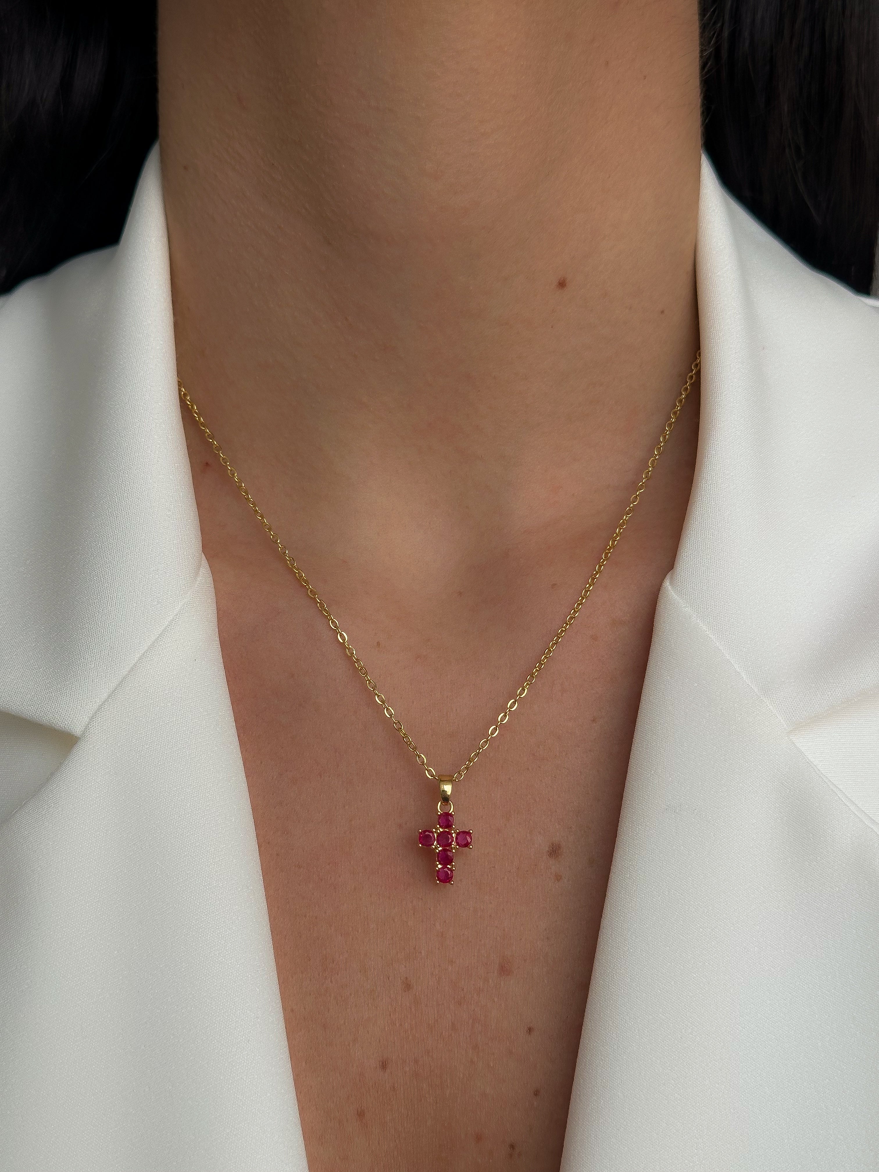 COLLANA ANGELINA MAGENTA
