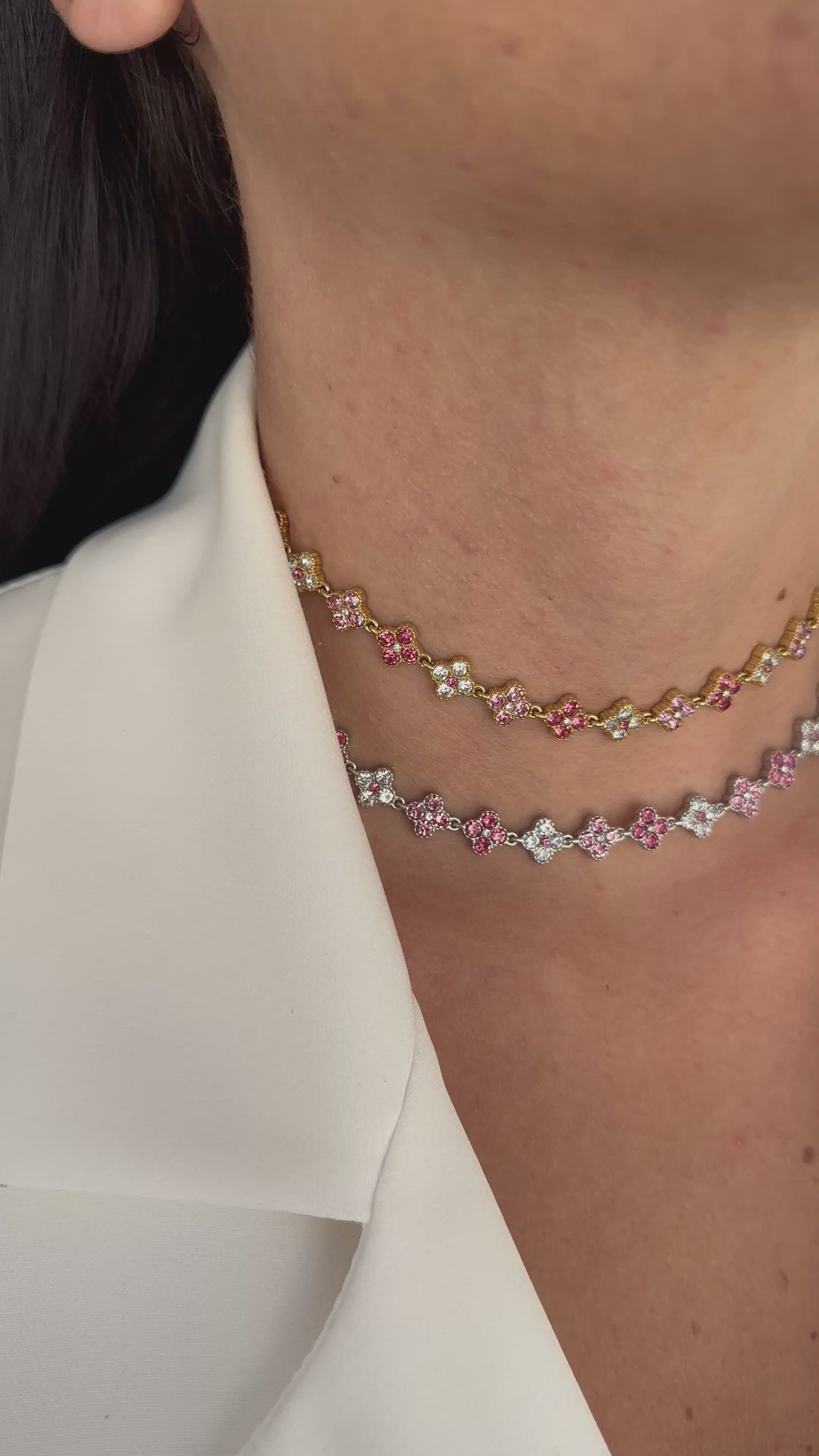 COLLANA AMBRA PINK