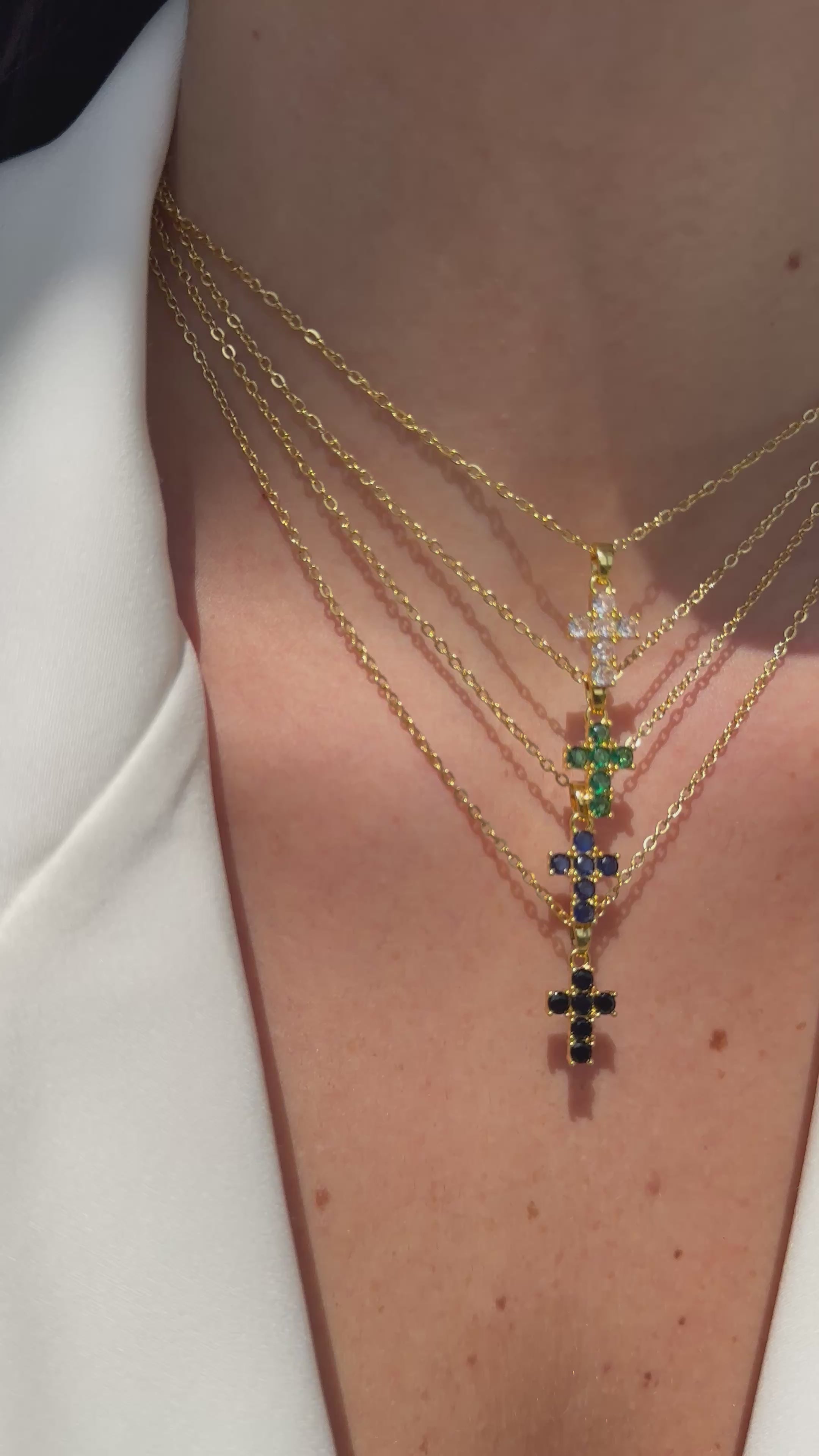 COLLANA ANGELINA NERA